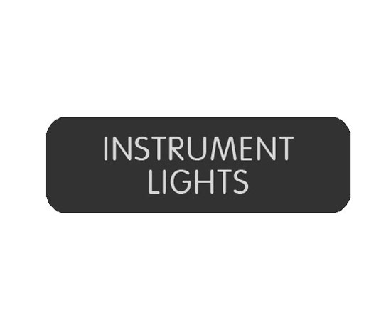 BLUE SEA 8063-0279 LABEL INSTRUMENT LIGHTS LARGE FORMAT STYLE