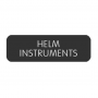 BLUE SEA 8063-0263 LABEL HELM INSTRUMENTS LARGE FORMAT STYLE
