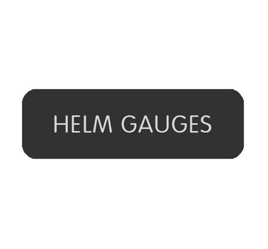 BLUE SEA 8063-0262 LABEL HELM GAUGES LARGE FORMAT STYLE