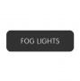 BLUE SEA 8063-0196 LABEL FOG LIGHTS LARGE FORMAT STYLE