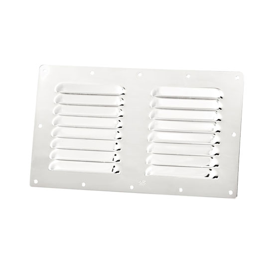 VENT LOUVERED STAMPED S/S 6 X 10"