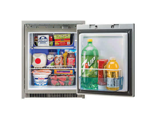 REFRIGERATOR AC/DC 1.7 CUBIC FOOT STAINLESS STEEL PANEL