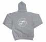 GUY COTTON FISH PINK HOODIE GRAY LOBSTER SMALL