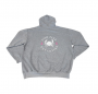 GUY COTTON FISH PINK HOODIE GRAY CRAB MEDIUM