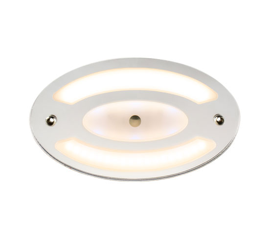 SEA DOG LIGHT LED OVAL MIRROR 300 LUMEN WHITE/BLUE WITH DIMMER 12/24V