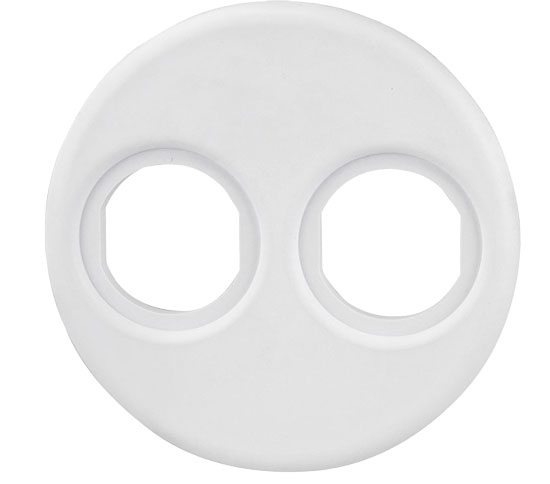 INSTRUMENT HOLE ADAPTER WHITE 4" FOR SOCKETS AND METERS