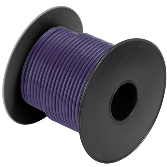 COBRA WIRE TINNED SINGLE 12 GA PURPLE 100' REEL