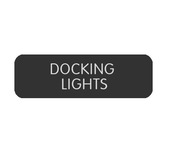 BLUE SEA 8063-0143 LABEL DOCKING LIGHTS LARGE FORMAT STYLE