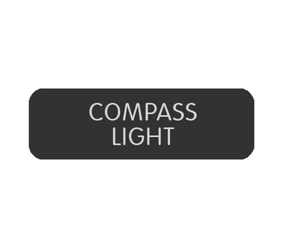 BLUE SEA 8063-0106 LABEL COMPASS LIGHT LARGE FORMAT STYLE