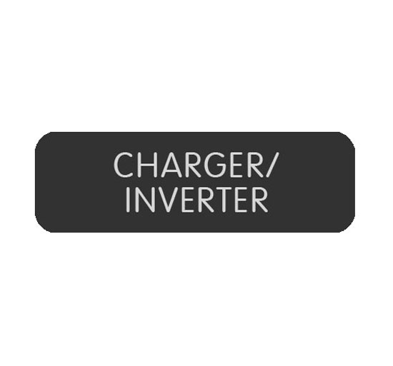 BLUE SEA 8063-0094 LABEL CHARGER/INVERTER LARGE FORMAT STYLE