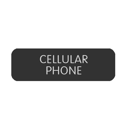 BLUE SEA 8063-0093 LABEL  CELLULAR PHONE LARGE FORMAT STYLE