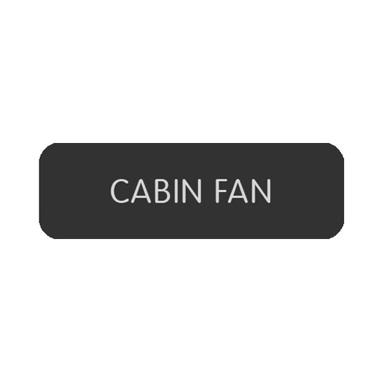 BLUE SEA 8063-0084 LABEL CABIN FAN LARGE FORMAT STYLE