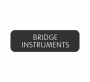 BLUE SEA 8063-0071 LABEL BRIDGE INSTRUMENTS LARGE FORMAT STYLE
