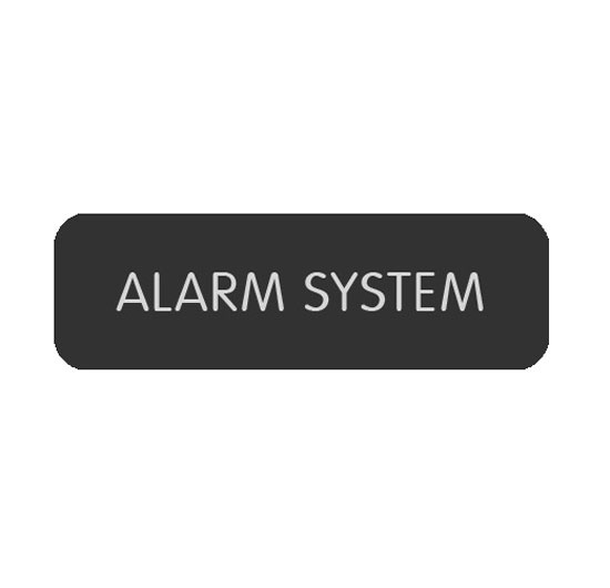 BLUE SEA 8063-0032 LABEL ALARM SYSTEM LARGE FORMAT STYLE