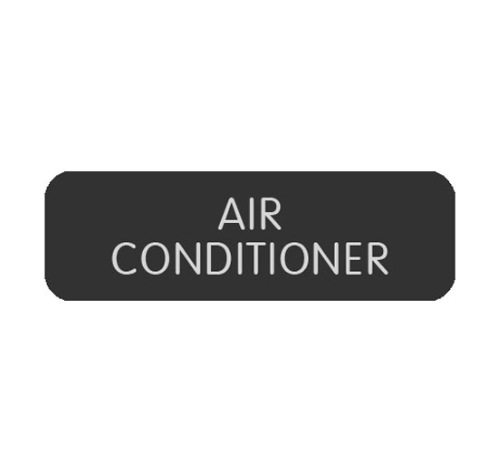 BLUE SEA 8063-0026 LABEL AIR CONDITIONER LARGE FORMAT STYLE