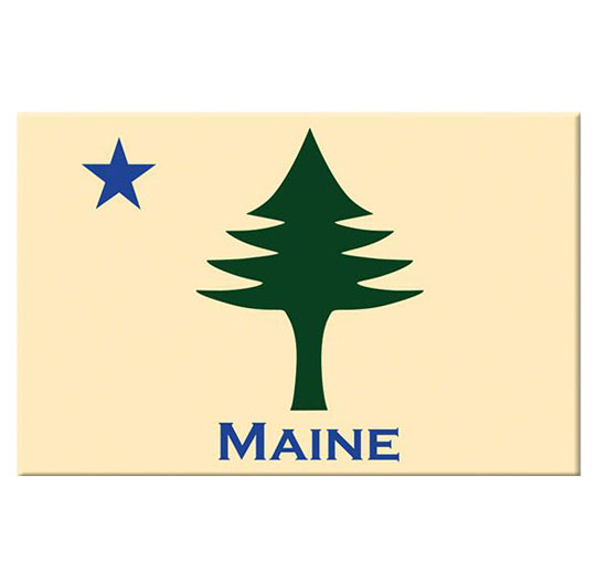 OLD MAINE FLAG MAGNET