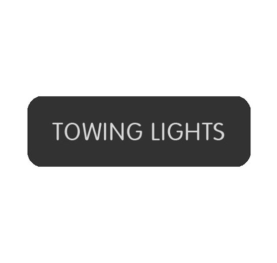 BLUE SEA 8063-0416 LABEL TOWING LIGHTS LARGE FORMAT STYLE
