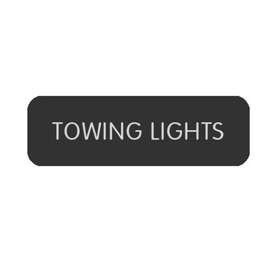 BLUE SEA 8063-0416 LABEL TOWING LIGHTS LARGE FORMAT STYLE