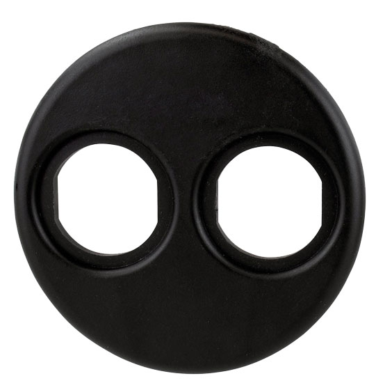 SEA DOG INSTRUMENT HOLE ADAPTER 3-3/4" OD BLACK FOR SOCKETS AND METERS