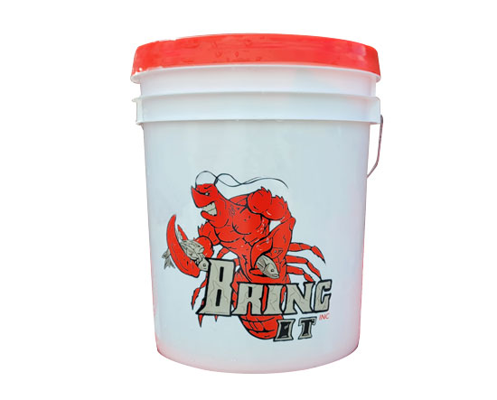 HAIRLESS SALTED PIG HIDE LOBSTER BAIT 5 GALLON BUCKET