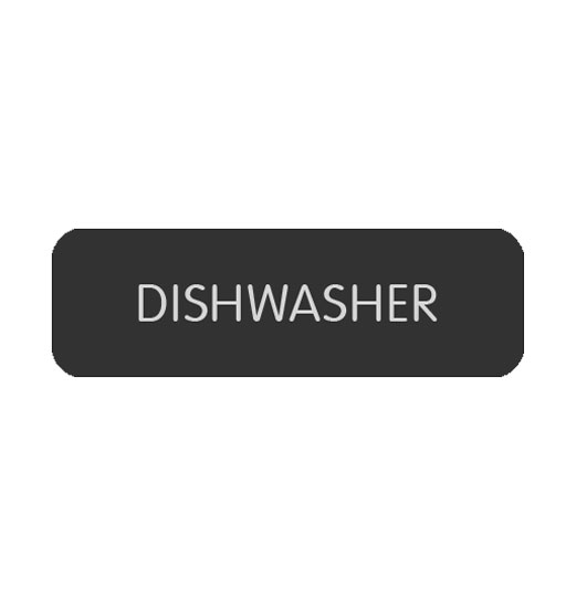 BLUE SEA 8063-0138 LABEL DISHWASHER LARGE FORMAT STYLE