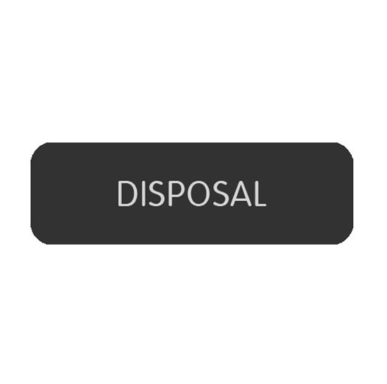 BLUE SEA 8063-0139 LABEL DISPOSAL LARGE FORMAT STYLE