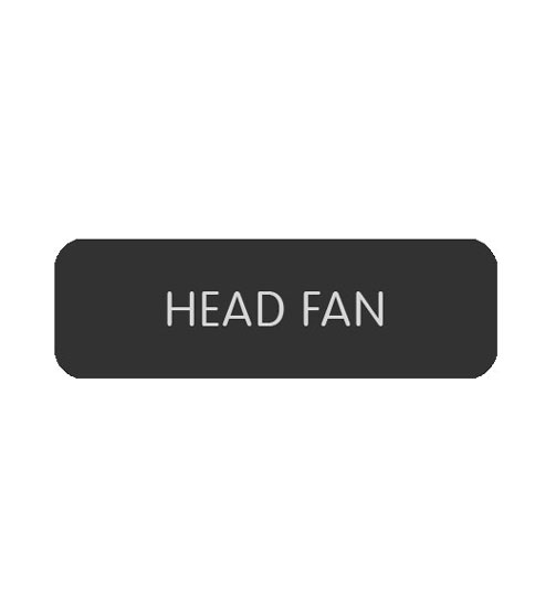 BLUE SEA 8063-0250 LABEL HEAD FAN LARGE FORMAT STYLE