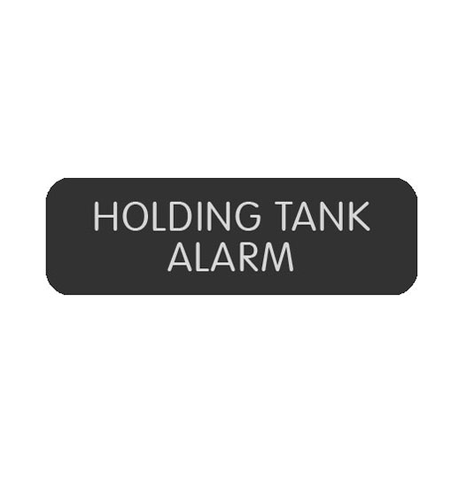 BLUE SEA 8063-0266 LABEL HOLDING TANK ALARM LARGE FORMAT STYLE