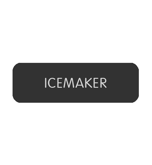 BLUE SEA 8063-0275 LABEL ICEMAKER LARGE FORMAT STYLE
