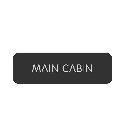 BLUE SEA 8063-0311 LABEL MAIN CABIN LARGE FORMAT STYLE