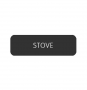 BLUE SEA 8063-0406 LABEL STOVE LARGE FORMAT STYLE