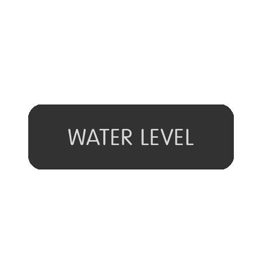 BLUE SEA 8063-0439 LABEL WATER LEVEL LARGE FORMAT STYLE