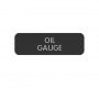 BLUE SEA 8063-0563 LABEL OIL GAUGE LARGE FORMAT STYLE