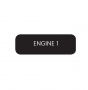BLUE SEA 8063-0581 LABEL ENGINE 1 LARGE FORMAT STYLE