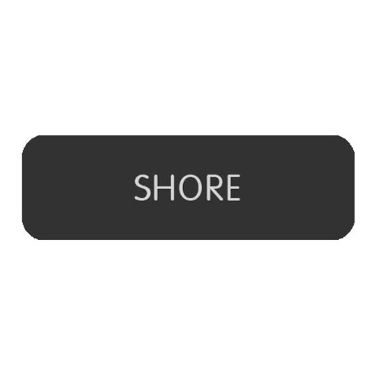 BLUE SEA 8063-0381 LABEL SHORE LARGE FORMAT STYLE