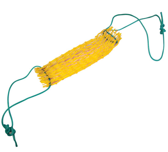 BAIT BAG 16" YELLOW 1"MESH 16X30 MESH STRING CLOSE (BY/EA)