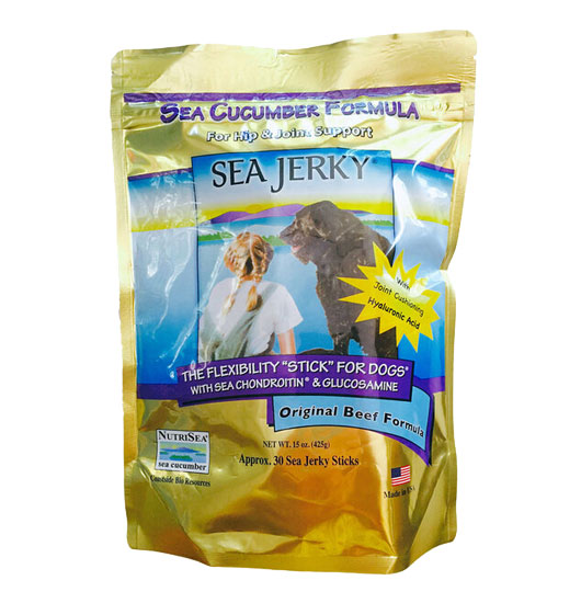 SEA JERKY DOG TREAT BEEF  15 OZ BAG