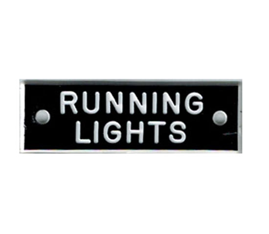 IDENTI-PLATE RUNNING LIGHTS