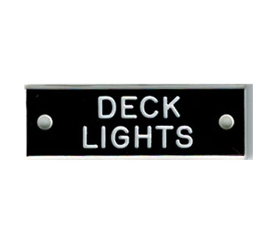 IDENTI-PLATE DECK LIGHTS