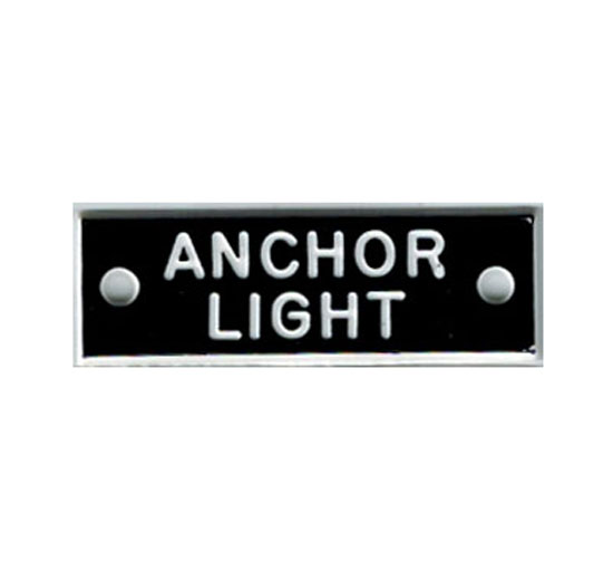 IDENTI-PLATE ANCHOR LIGHT