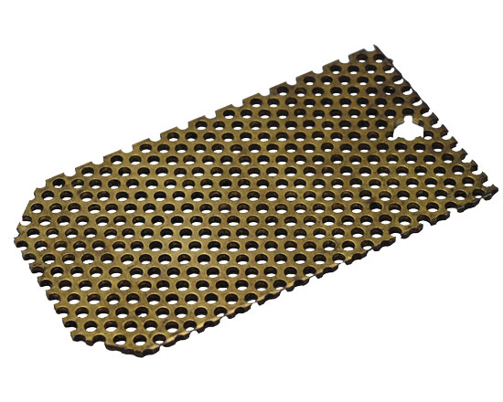 BUCK ALGONQUIN BRASS SLIDE OUT PERFORATED STRAINER SCREEN 4.75" X 10.25"