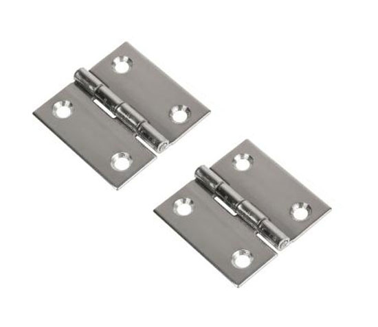 SEA DOG HINGE BUTT STAMPED 304 STAINLESS STEEL 1-1/2" X 2" PAIR