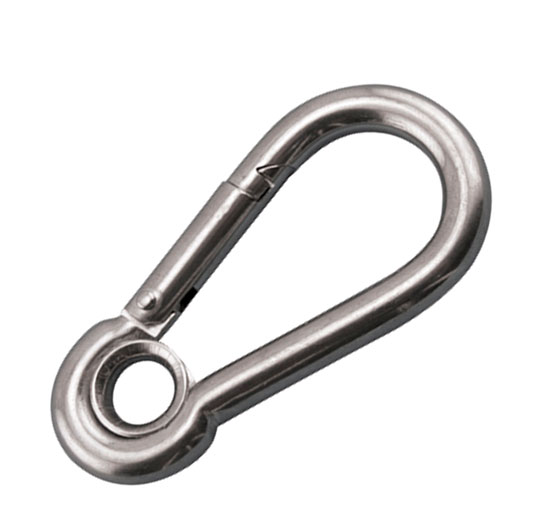 SUNCOR SPRING CLIP WITH EYE 316 STAINLESS STEEL 9/32" X 2-3/4"