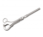 SUNCOR PELICAN HOOK WITH 1/8" HAND SWAGE 316 STAINLESS STEEL