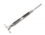SUNCOR TURNBUCKLE WALL TOGGLE OPEN BODY HAND SWAGE FOR 3/16" WIRE