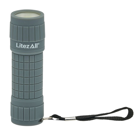 LITEZALL FLASHLIGHT 14 LED WATER RESISTANT ASSORTED COLORS