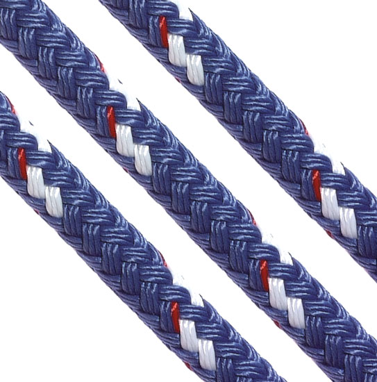 ROPE STA SET SOLID 1/4 DACRON/DOUBLE BRAID BLUE (BY/FOOT)