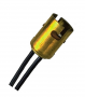 PERKO LIGHT SOCKET DOUBLE CONTACT BAYONET BRASS