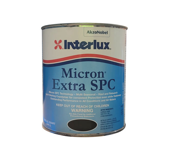 INTERLUX MICRON EXTRA SPC ANTIFOULING PAINT BLACK (QUART)