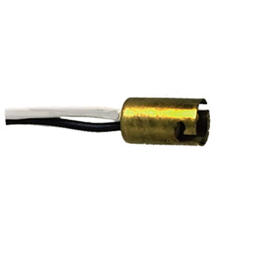 PERKO LIGHT SOCKET SINGLE CONTACT BAYONET BRASS 3/8" OD